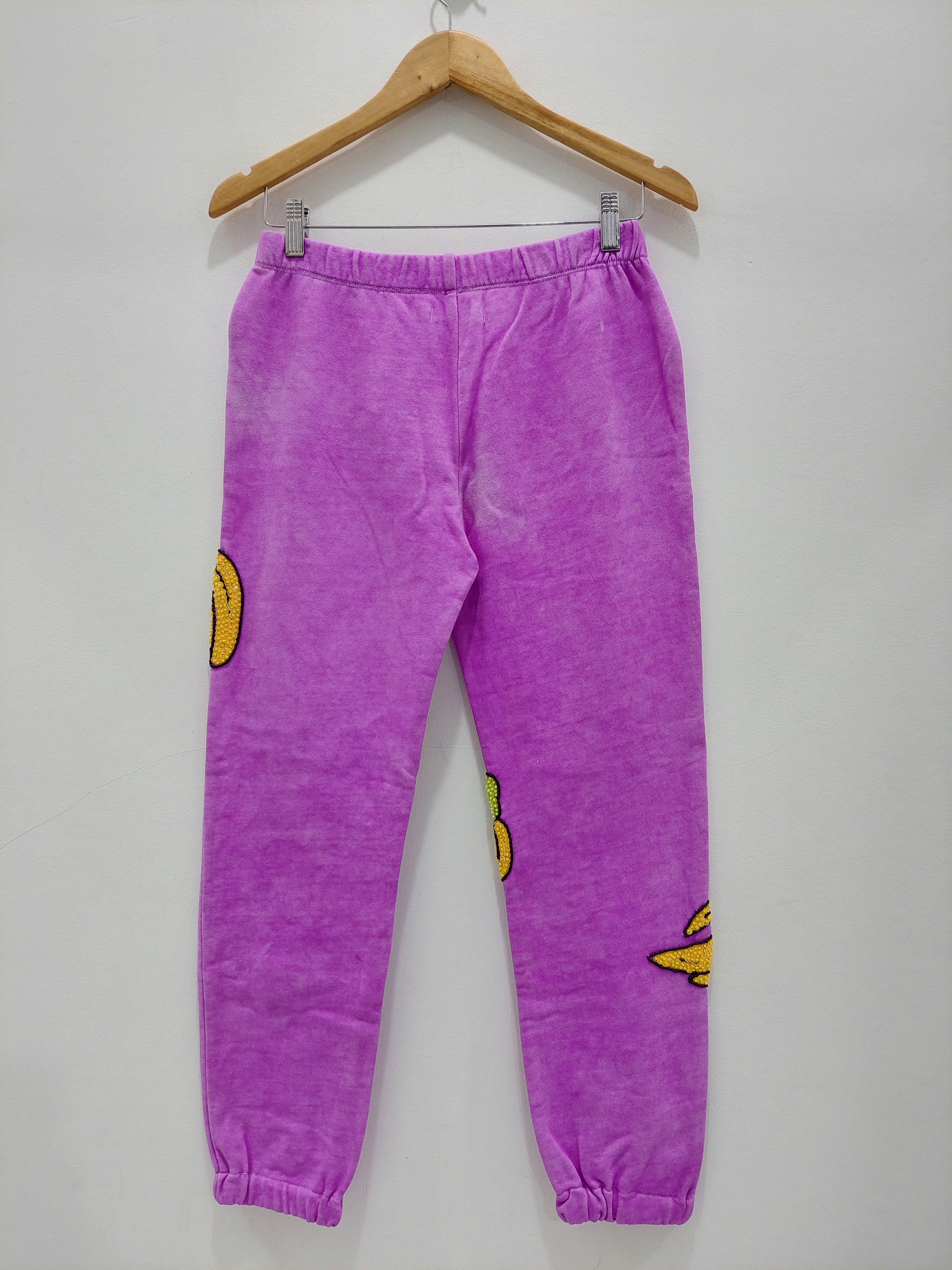 The Banana Cock Tracksuit Pants in Purple