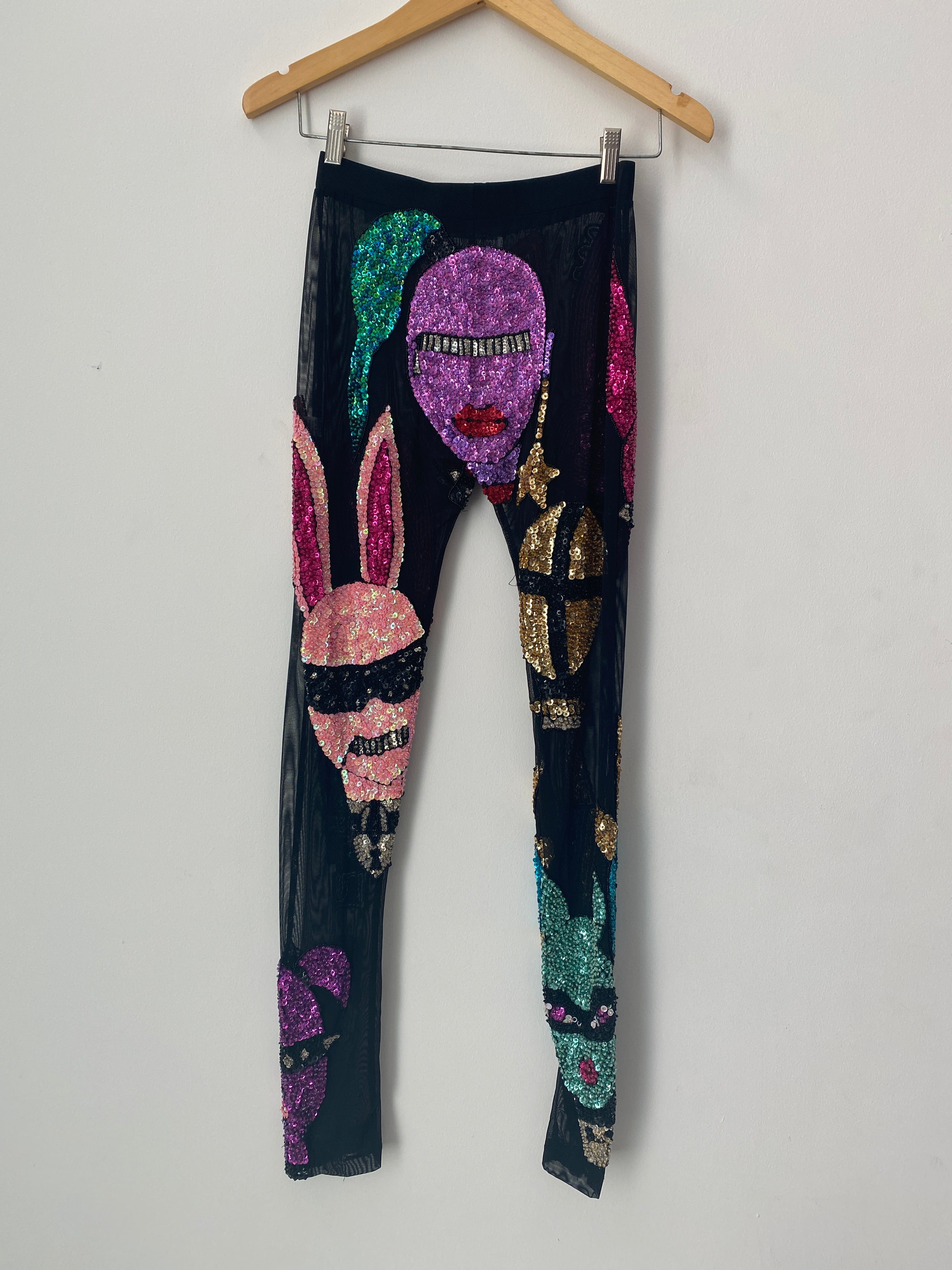 RARE! Bondage Kitty Leggings