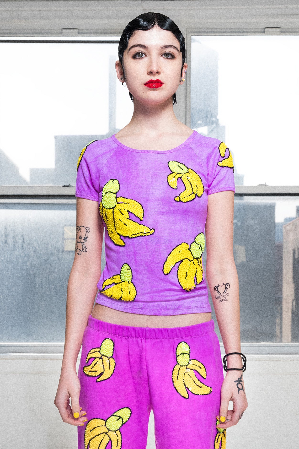 The Banana Cock Purple Tee