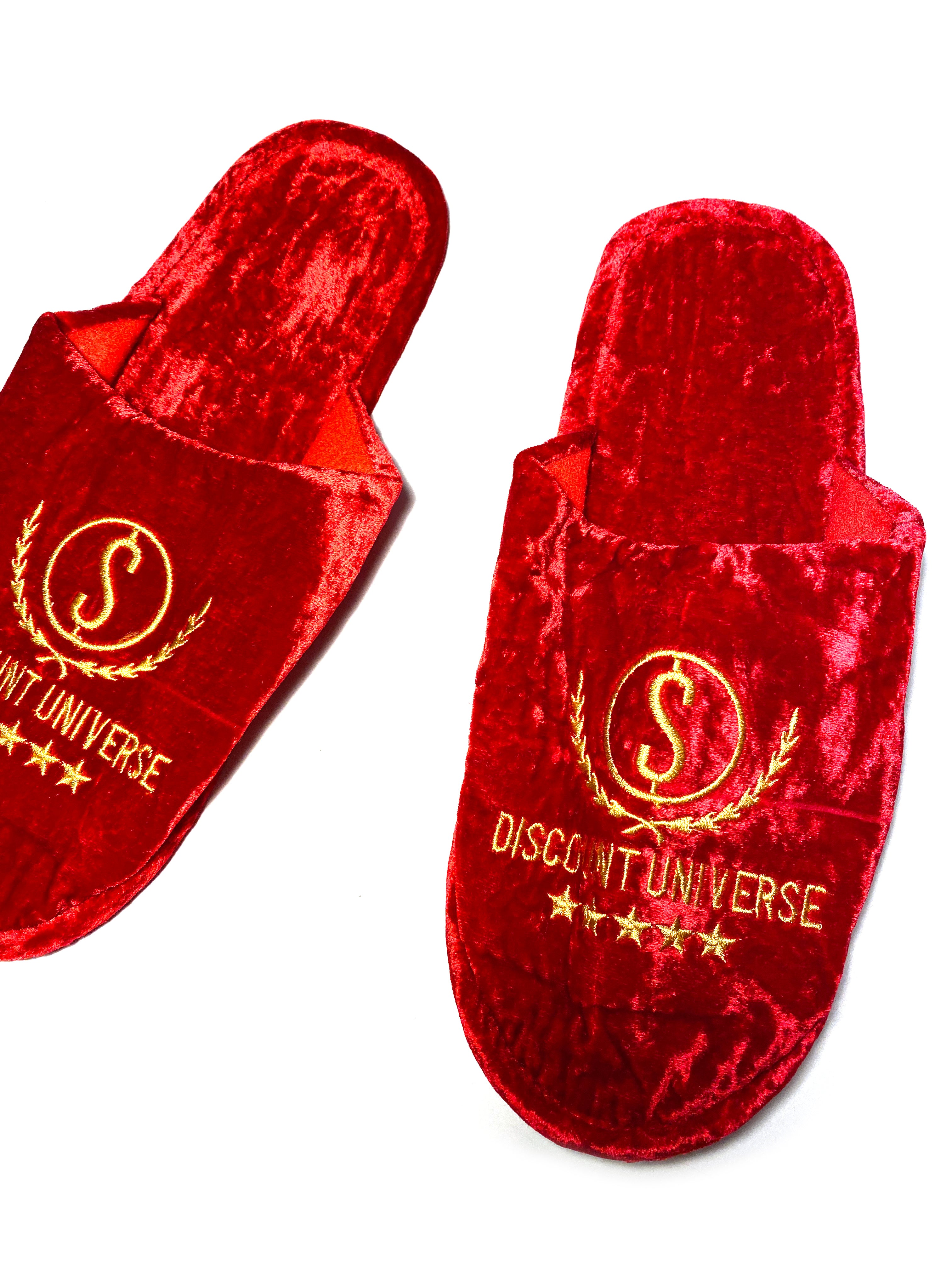 Discount Universe Silk Velvet House Slippers