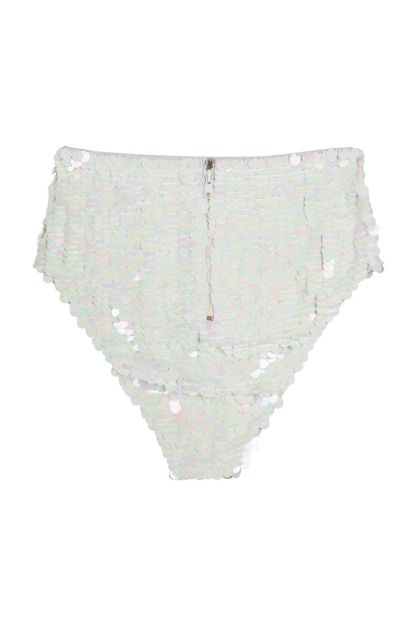 White Iridescent Sequin Undies