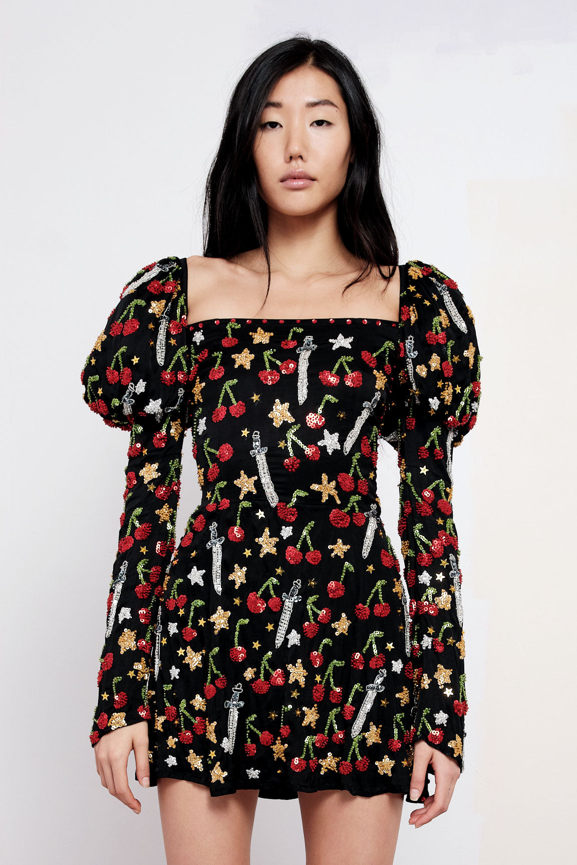 The Confessions Puff Sleeve Mini Dress