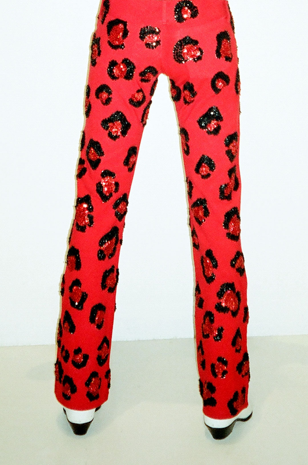 The Fire Leopard Pants Red